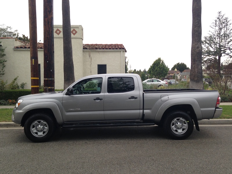 2015 toyota short bed dimensions